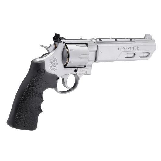 Smith & Wesson 629 Competitor CO2-Revolver 6 Zoll Kal. 4,5mm Stahl-BB silber/schwarz Bild 8