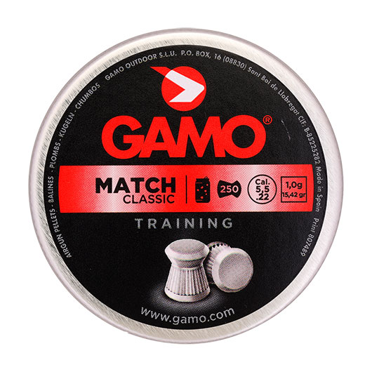 Gamo Flachkopf Diabolos Match Classic Kal. 5,5mm 1,0 Gramm 500er Dose Bild 3