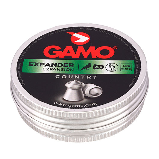 Gamo Country Expander Diabolo Hohlspitz Kal. 5,5mm 1,0g 250er Dose Bild 1