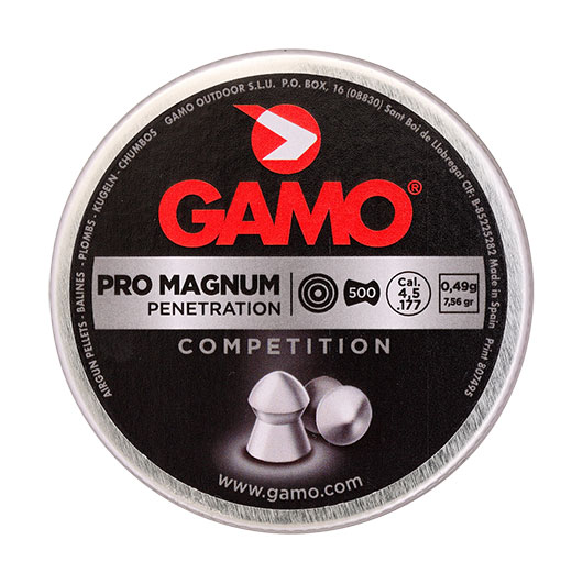 Gamo Rundkopf Diabolos Pro Magnum Competition Kal. 4,5mm 0,49 Gramm 500er Dose Bild 3