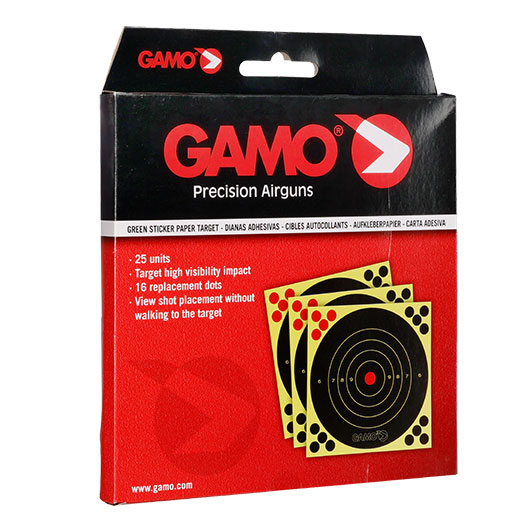 Gamo Klebe-Zielscheiben Green Sticker 20 cm 25 Stck Bild 2