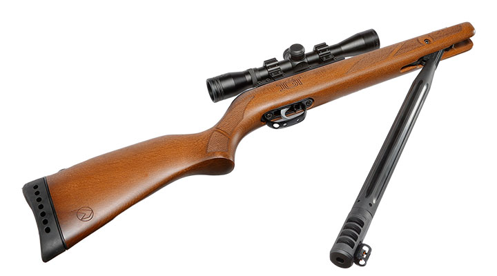 Gamo Hunter Maxxim Luftgewehr Kal. 4,5mm Diabolo Buchenholz inkl. Zielfernrohr WRH 4x32 Bild 11