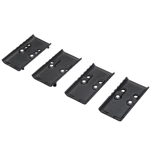 Umarex Adapterplatten 4er Set fr Glock Luftpistolen und Softairpistolen mit MOS-Standard Bild 1