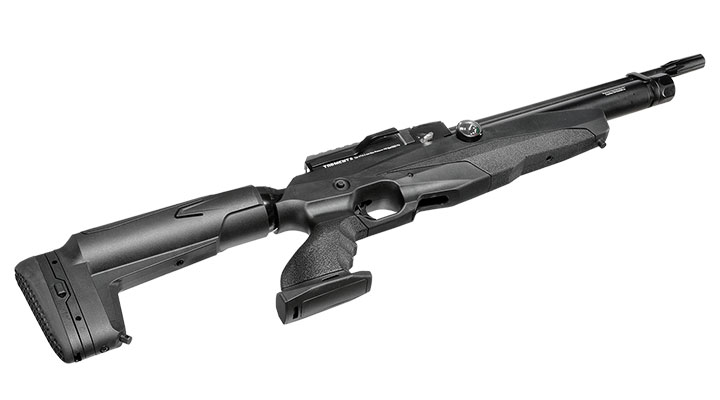 Reximex Tormenta Pressluftgewehr PCP Kal. 4,5mm Diabolo schwarz inkl. 2 x 14-Schuss Magazin und Einzelschussadapter Bild 11
