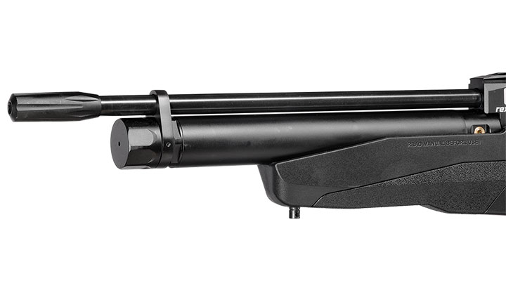 Reximex Tormenta Pressluftgewehr PCP Kal. 4,5mm Diabolo schwarz inkl. 2 x 14-Schuss Magazin und Einzelschussadapter Bild 6