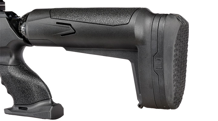Reximex Tormenta Pressluftgewehr PCP Kal. 4,5mm Diabolo schwarz inkl. 2 x 14-Schuss Magazin und Einzelschussadapter Bild 8