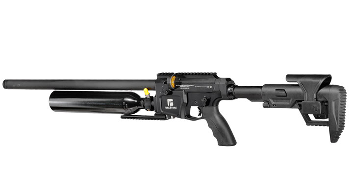 Reximex NYX Pressluftgewehr 4,5mm Diabolo schwarz inkl. 2 x 14-Schuss Magazin und Einzelschussadapter Bild 2
