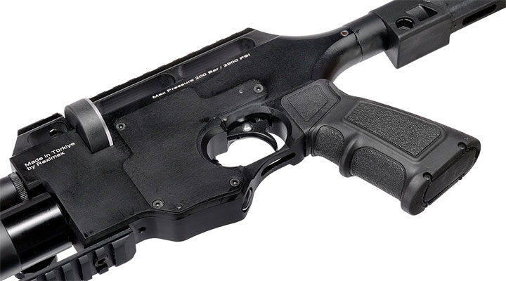 Reximex Force 1 Pressluftgewehr PCP Kal. 4,5mm Diabolo schwarz inkl. 2 x 14-Schuss Magazin u. Waffenkoffer Bild 7