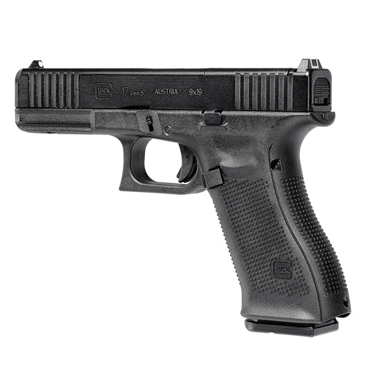 Glock 17 Gen5 MOS CO2 Luftpistole Kal. 4,5mm BB Blowback Metallschlitten schwarz inkl. Red-Dot Adapterplatten Bild 2