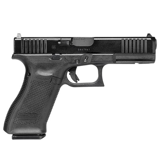 Glock 17 Gen5 MOS CO2 Luftpistole Kal. 4,5mm BB Blowback Metallschlitten schwarz inkl. Red-Dot Adapterplatten Bild 3