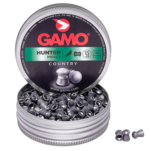 Gamo Rundkopf Diabolos Hunter Impact Kal. 5,5mm 1,0g 250er Dose