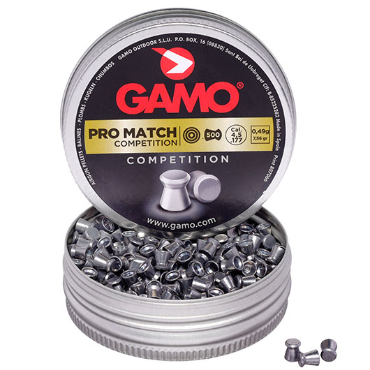 Gamo Flachkopf Diabolos Pro Match Competition Kal. 4,5mm 0,49g 500er Dose