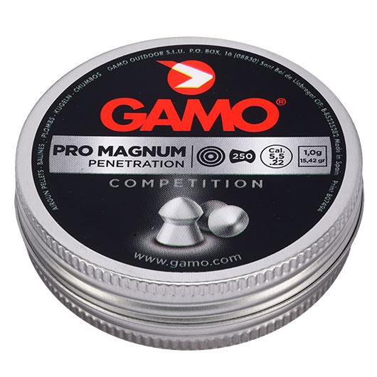 Gamo Rundkopf Diabolos Pro Magnum Competition Kal. 5,5mm 1,0g 250er Dose Bild 1