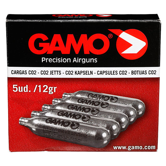 Gamo CO2 Kapseln 5 Stck je 12g Bild 1