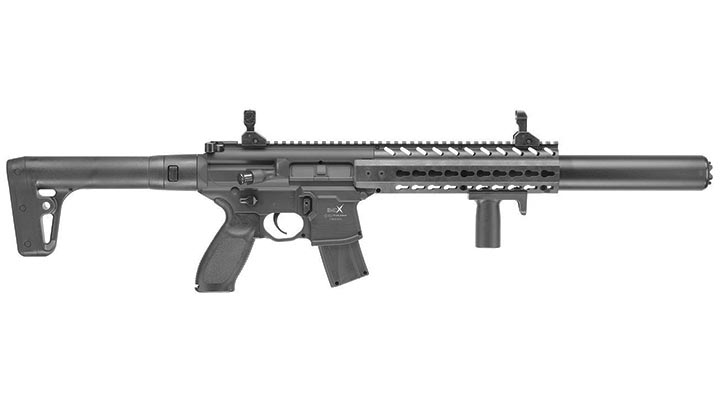 Sig Sauer MCX CO2 Luftgewehr Set 4,5 mm + 5 x 88 g CO2 Kartuschen + 3 Dosen Max Tactical Diabolos Kal. 4,5mm Bild 3