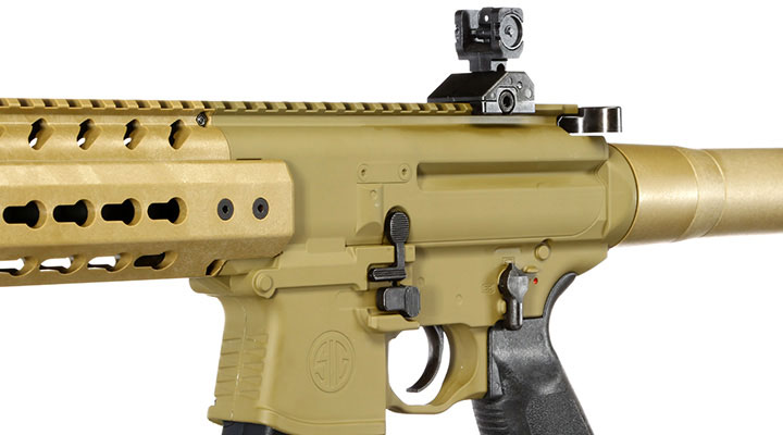 Sig Sauer MCX CO2 Luftgewehr Set 4,5 mm + 5 x 88 g CO2 Kartuschen + 3 Dosen Max Tactical Diabolos Kal. 4,5mm FDE Bild 6