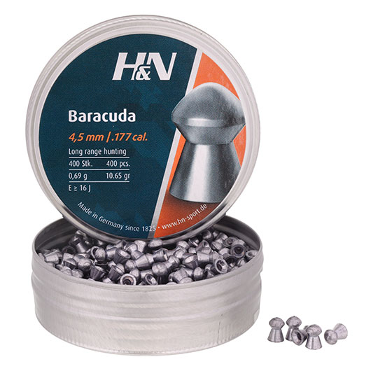 H&N Baracuda Rundkopf-Diabolos 4,5mm 400 Stck