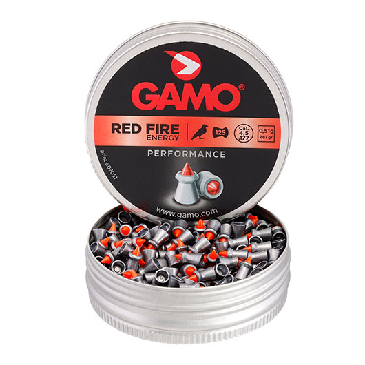 Gamo Spitzkopf-Diabolos Red Fire Polymerspitze 4,5mm 125 Stck