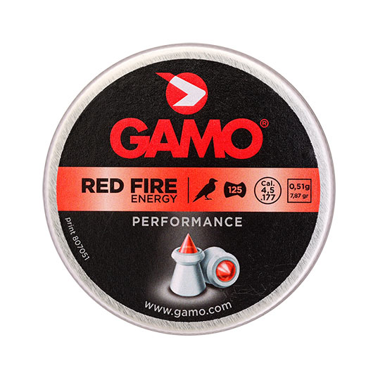 Gamo Spitzkopf-Diabolos Red Fire Polymerspitze 4,5mm 125 Stck Bild 3